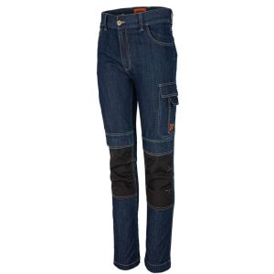 Wygodne spodnie jeansowe z wytrzymałego oddychającego materiału Icarus Jeans Blue Bennon